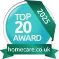 Top 20 homecare award certificate