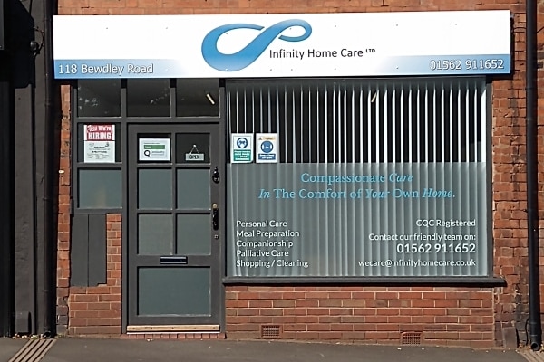 Infinity Home Care Ltd, 118 Bewdley Road